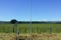 5m Guyed Mast with Tilt-Over Base